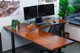 Image result for Large L-shaped Electrical Adjustable Desk