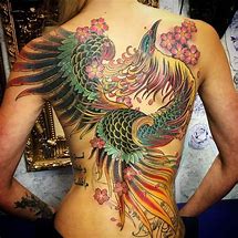 Image result for Phoenix Back Tattoo