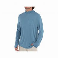 Image result for Men's Bamboo Shade Hoody Atlantic Blue / L, Atlantic Blue, By Free Fly Apparel