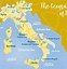 Image result for Geographic Map of Italy with Regions