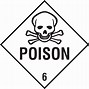 Image result for Poison Sign Cartoon
