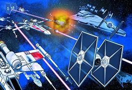 Image result for Star Wars Space Battle Drawing