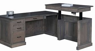 Image result for Amish Executive Desk Stand Up