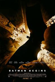 Image result for Batman Begins Movie Poster