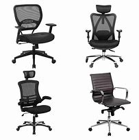 Image result for Black Home Office Chairs
