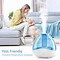 Image result for Skonyon Cool Mist Humidifier, Quiet Ultrasonic Humidifiers For Bedroom, Blue