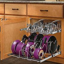 Image result for Under Kitchen Cabinet Storage Organizers