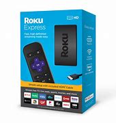Image result for Roku Express | HD Streaming Media Player With High Speed HDMI Cable And Simple Remote