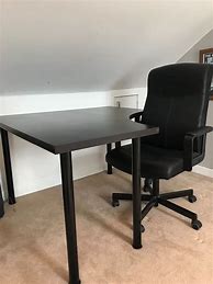 Image result for Black Simple Corner Desk