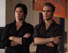 Image result for The Vampire Diaries Damon and Stefan Hug