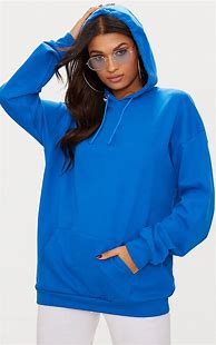 Image result for Royal Blue Oversized Hoodie