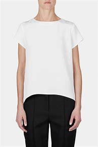 Image result for White Silk Tee Shirt