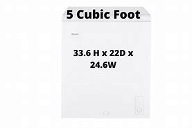Image result for Lowe's 5 Cubic Foot Freezer