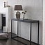 Image result for Wood and Glass Console Table