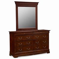 Image result for Cherry Wood Dresser with Mirror