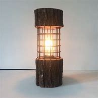 Image result for Rustic Log Table Lamps