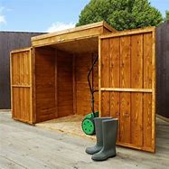 Image result for Lawn Tractor Storage Shed