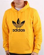 Image result for Grey Adidas Hoodie with Gold On the Sleeves