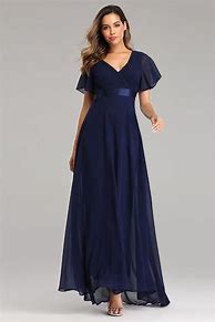 Image result for Navy Blue Prom Dress