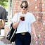 Image result for Celebrities Wear Gucci Qce Snekerw