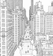 Image result for City Landscape Coloring Page