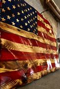 Image result for Wooden American Flag Wall Hanging