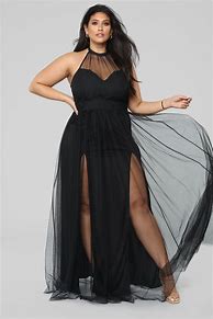 Image result for Black Dress Plus Size Women