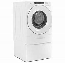 Image result for Whirlpool 4.5-Cu Ft Closet-Depth High-Efficiency Front Load Washer With Load And Go Dispenser - White | WFW5620HW
