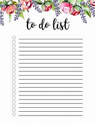 Image result for Free Printable to Do List Template Aesthetic