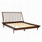 Image result for Pine Wood Spindle Archer Bed: Queen/Lightoak By World Market
