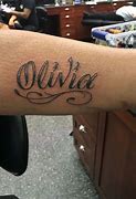 Image result for Olivia Name Tattoo
