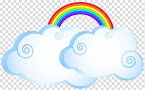 Image result for Cartoon Rainbow Cloud