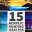Image result for Acrylic Paint Ideas On Canvas