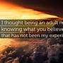 Image result for Quotes About Becoming an Adult