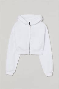 Image result for White Crop Hoodie Women