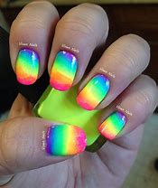 Image result for Neon Nail Art Designs