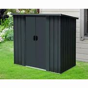 Image result for Outsunny Metal Outdoor Utility Storage Tool Shed For Backyard And Garden 11.15' W X 12.5' D Grey