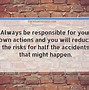 Image result for Staying Safe Quotes