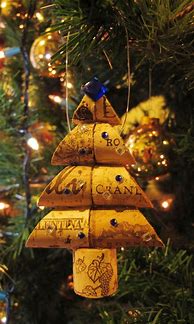 Image result for Wine Cork Christmas Ornaments