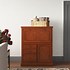 Image result for Desk Armoire with Pocket Doors