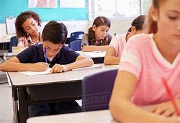 Image result for Students at Desks in Classroom