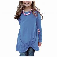 Image result for Girls Long Sleeve Tunic Tops