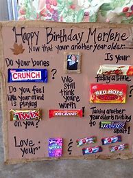Image result for Candy Bar Birthday Poster Funny