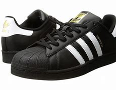 Image result for adidas superstar black shoes