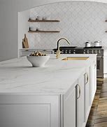 Image result for White Quartz Kitchen Countertops