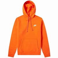 Image result for Orange Hoodie Nike Club Fleece