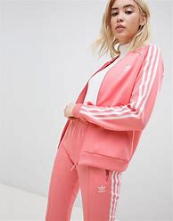 Image result for Adidas Pink Stripe Jacket