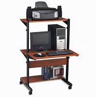 Image result for Tall Computer Desks for Small Spaces