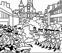 Image result for Boston Massacre Simple Drawing