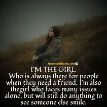 Image result for Alone Girl Quotes